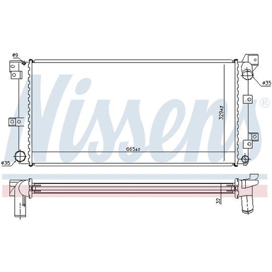 60985 - Radiator, engine cooling 