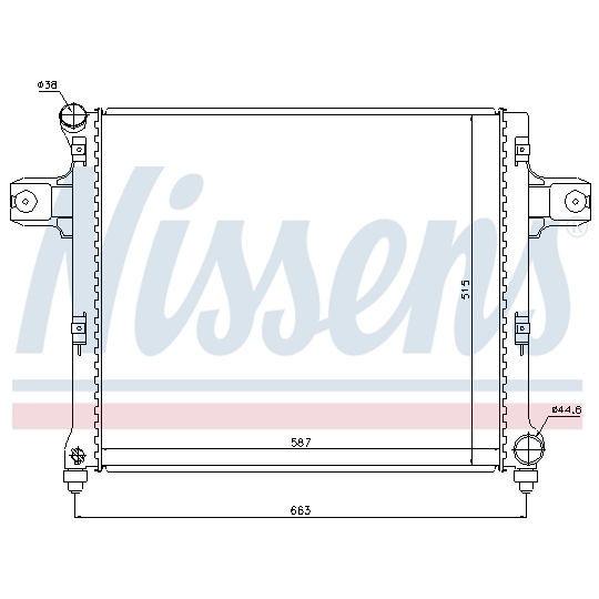 61022 - Radiator, engine cooling 