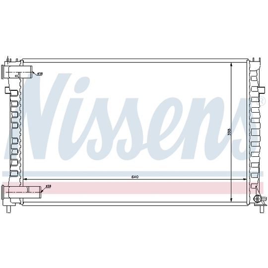 61322 - Radiator, engine cooling 