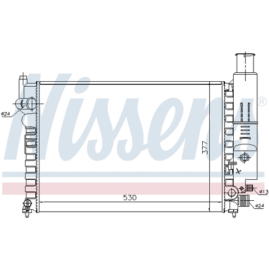 61230 - Radiator, engine cooling 