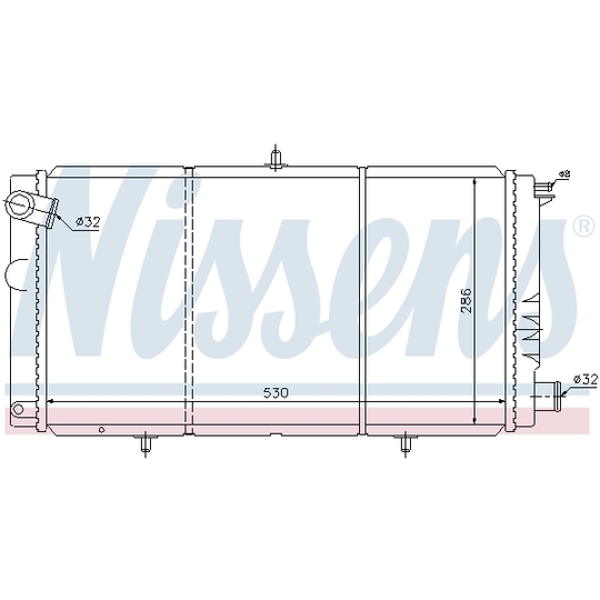 61351 - Radiaator, mootorijahutus 