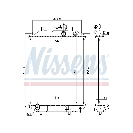 617556 - Radiator, engine cooling 