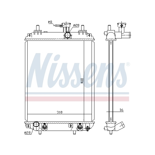 617548 - Radiator, engine cooling 