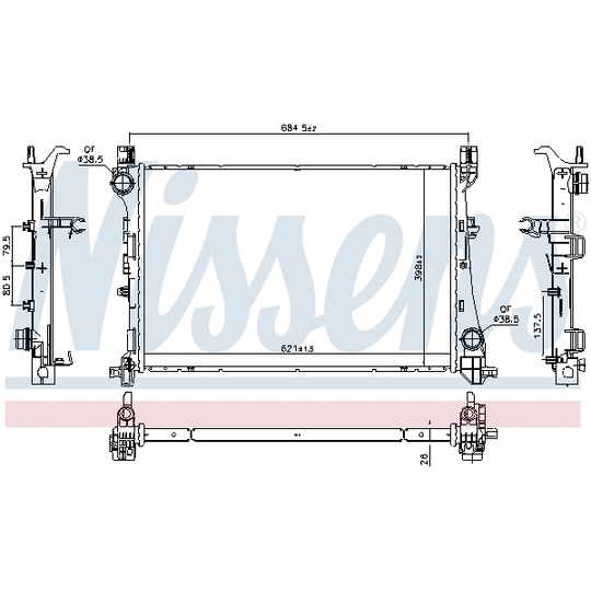 617869 - Radiator, engine cooling 