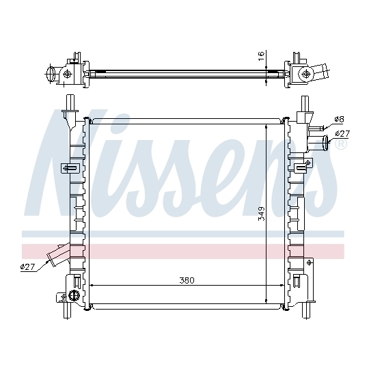 62022A - Radiaator, mootorijahutus 