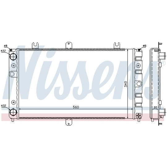 623553 - Radiator, engine cooling 