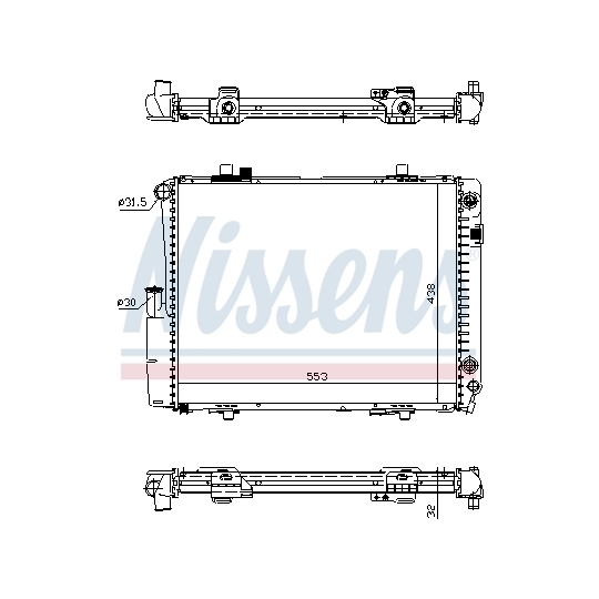 62582A - Radiator, engine cooling 