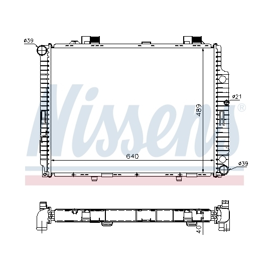 62598A - Radiator, engine cooling 