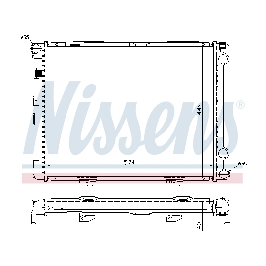 62731A - Radiator, engine cooling 