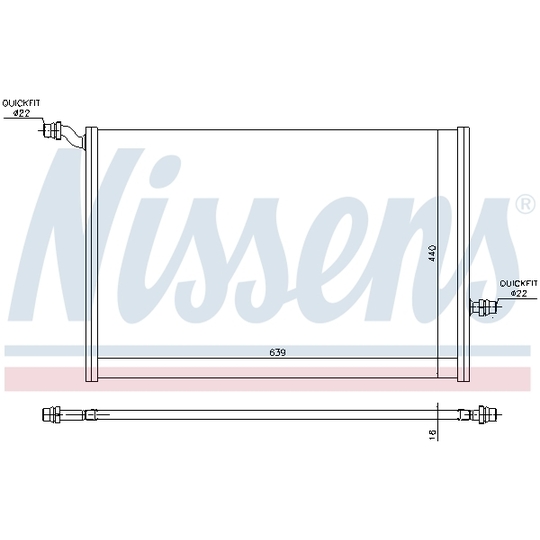 627032 - Low Temperature Cooler, intercooler 