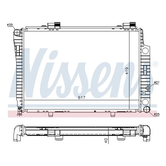 62752A - Radiator, engine cooling 