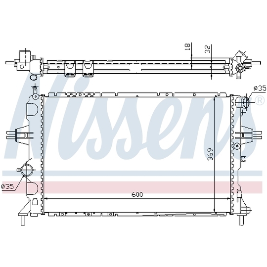 63006A - Radiator, engine cooling 