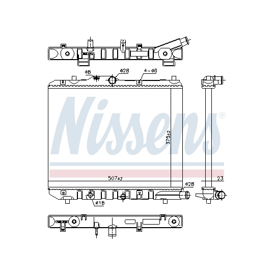 630708 - Radiator, engine cooling 