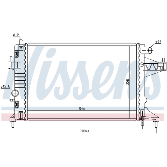 63018 - Radiator, engine cooling 