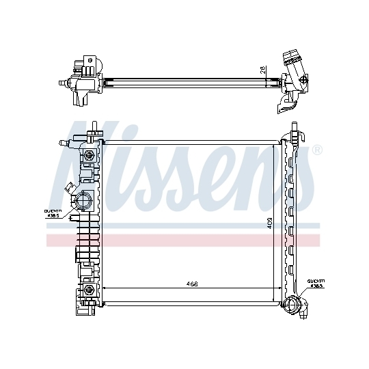 630737 - Radiaator, mootorijahutus 