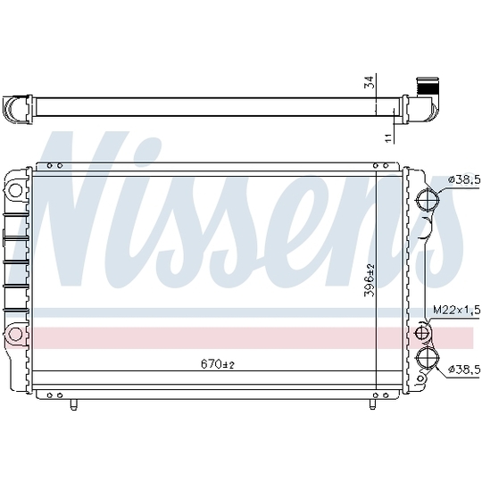 63912A - Radiator, engine cooling 