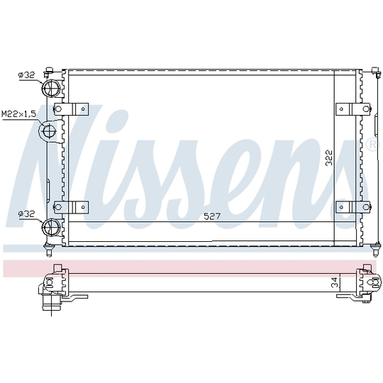 639951 - Radiaator, mootorijahutus 