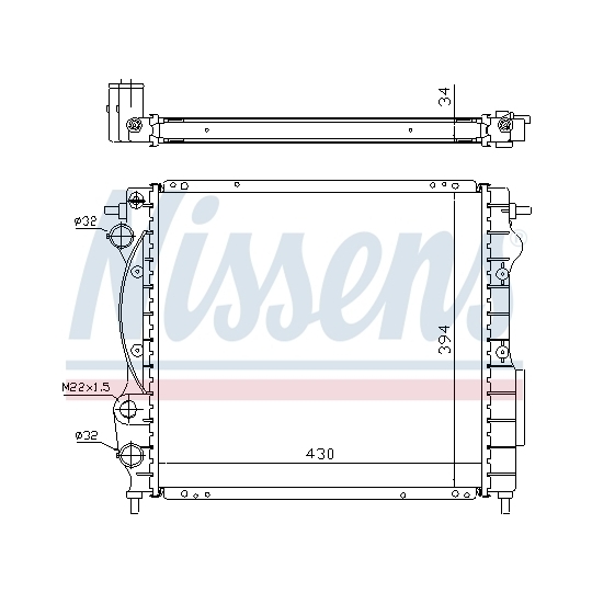 63968A - Radiaator, mootorijahutus 