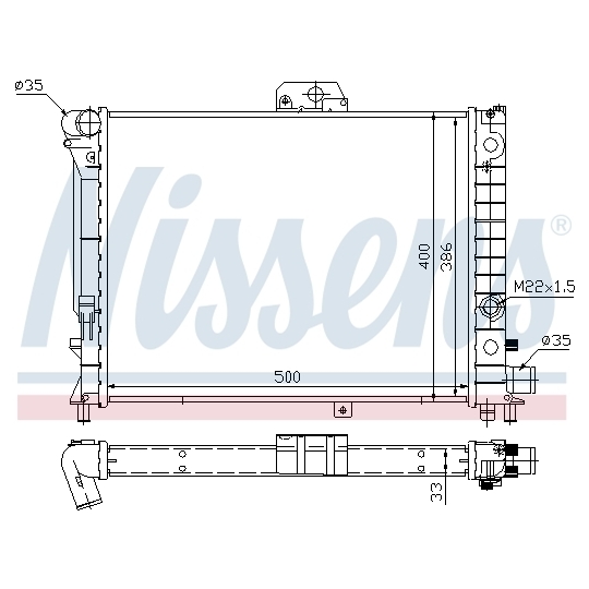 64049 - Radiator, engine cooling 