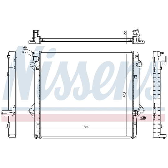 646803 - Radiator, engine cooling 