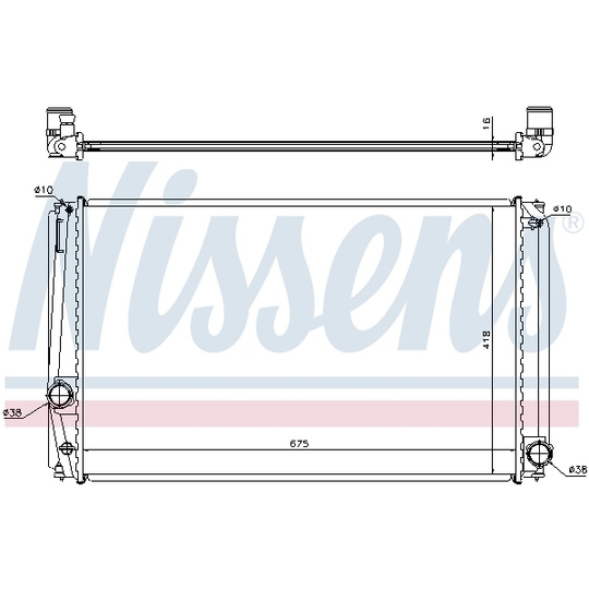 64678A - Radiator, engine cooling 