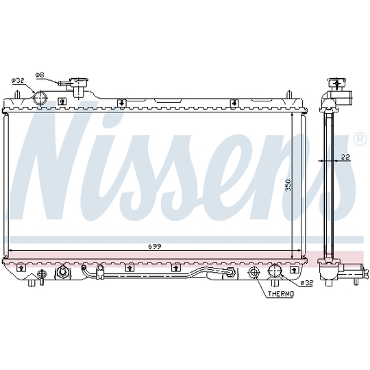 64630A - Radiator, engine cooling 