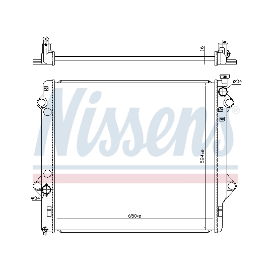 646863 - Radiator, engine cooling 