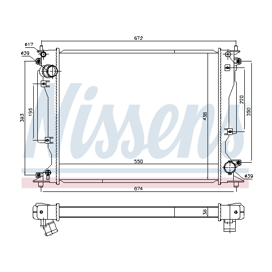 646904 - Radiator, engine cooling 