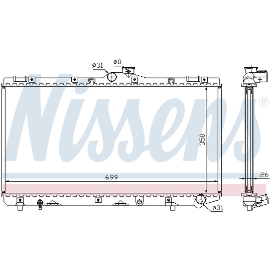 64746A - Radiator, engine cooling 