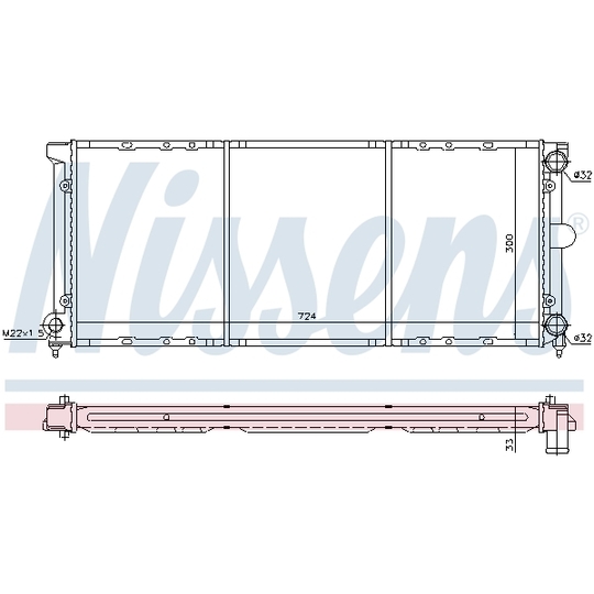 651621 - Radiaator, mootorijahutus 