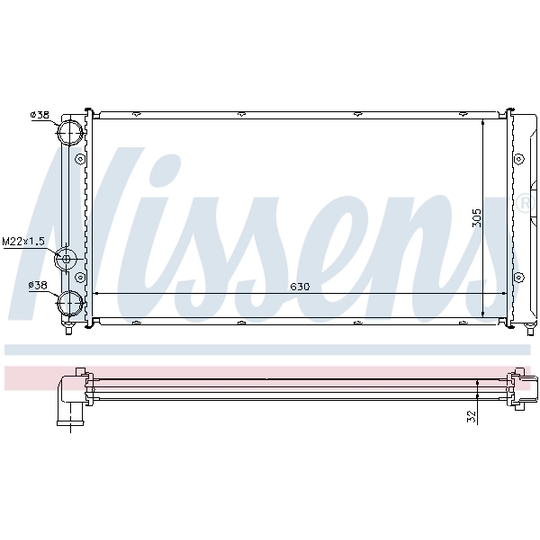 65236 - Radiator, engine cooling 