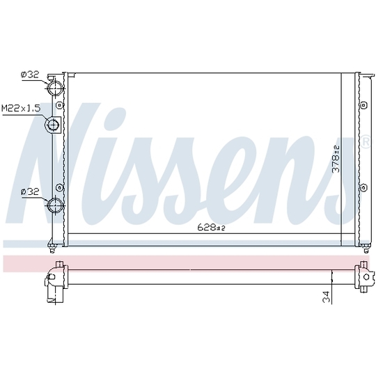 652451 - Radiaator, mootorijahutus 