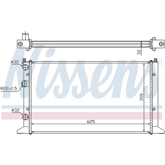 65265A - Radiator, engine cooling 