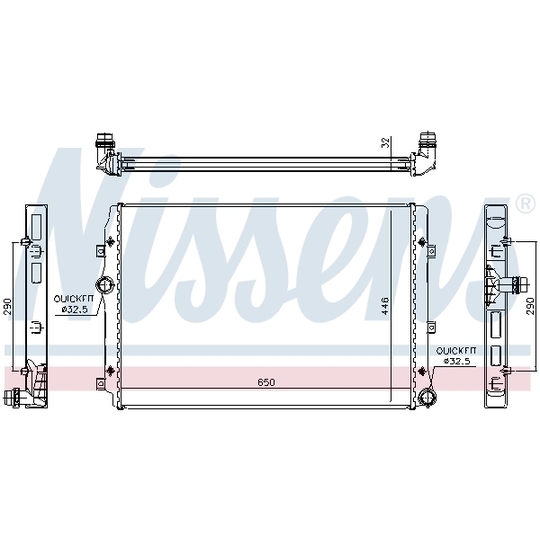 65309 - Radiaator, mootorijahutus 