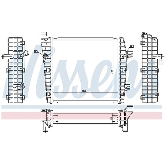 65320 - Low Temperature Cooler, intercooler 