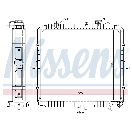 66622 - Radiator, engine cooling 