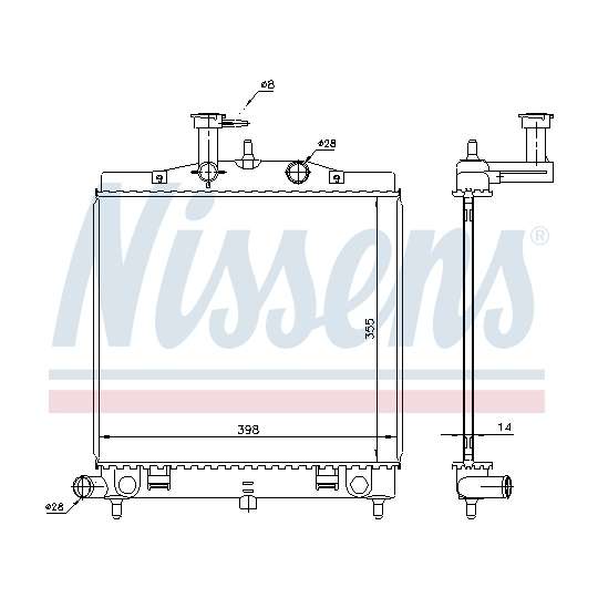 66760 - Radiator, engine cooling 