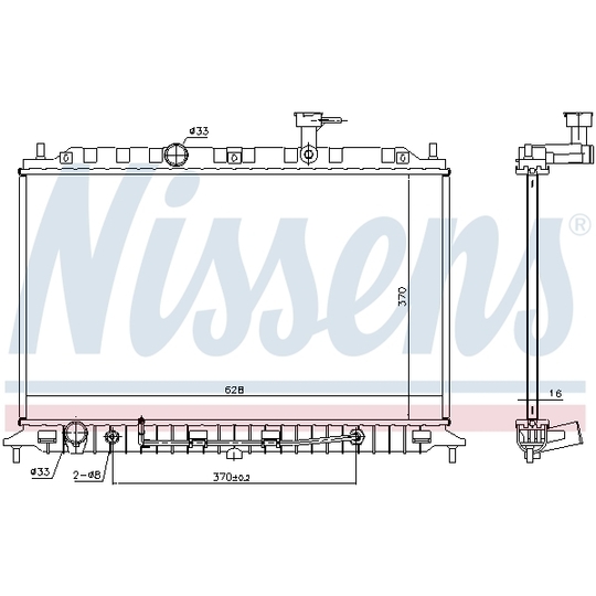 66769 - Radiator, engine cooling 