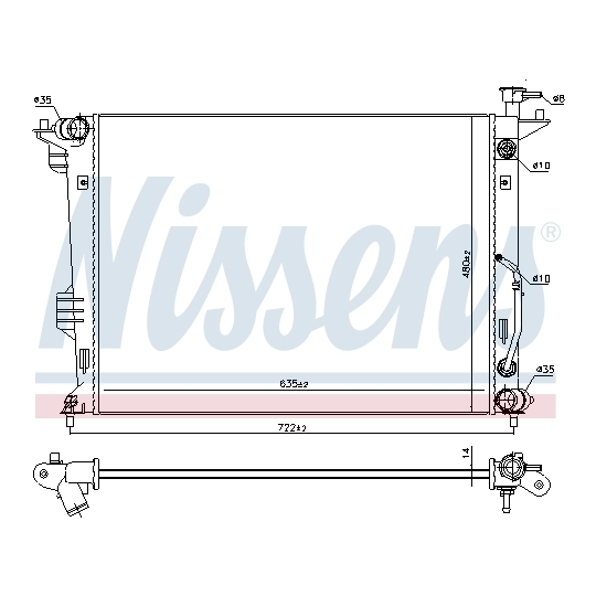 66765 - Radiator, engine cooling 