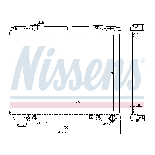 66777 - Radiator, engine cooling 