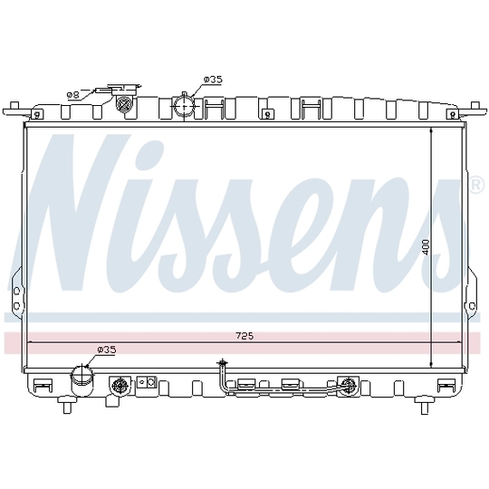 67028 - Radiator, engine cooling 