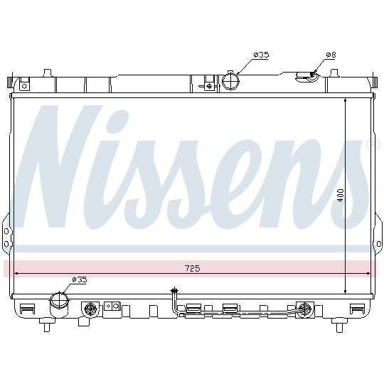 67036 - Radiator, engine cooling 