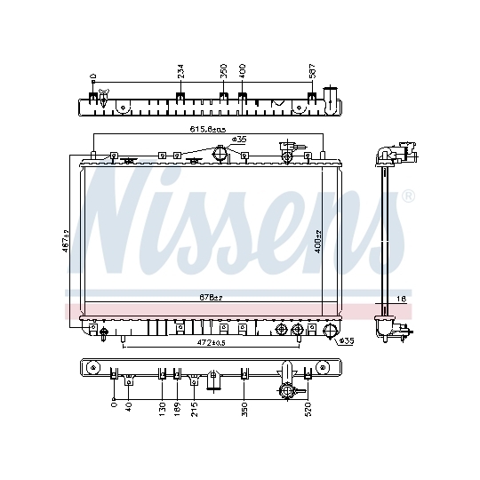 67006 - Radiator, engine cooling 