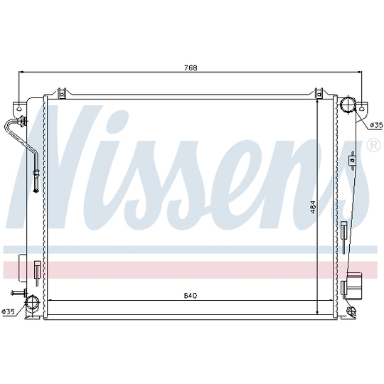 67069 - Radiator, engine cooling 