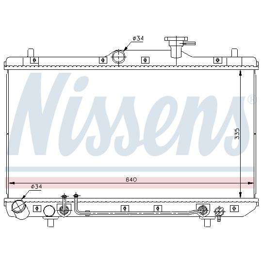 67023 - Radiator, engine cooling 