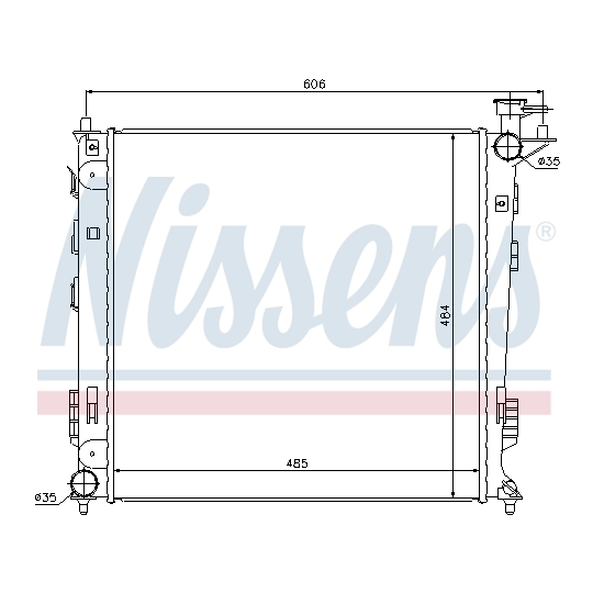 67517 - Radiaator, mootorijahutus 