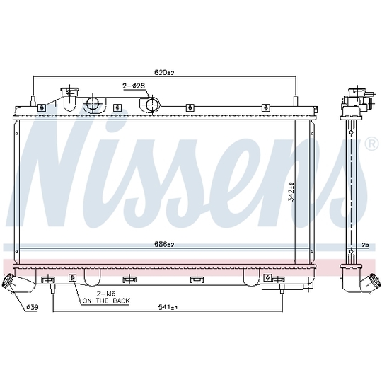 67743 - Radiator, engine cooling 