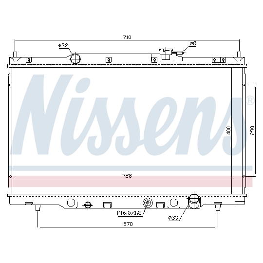 68103 - Radiator, engine cooling 