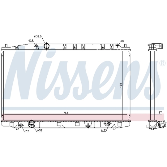 68137 - Radiator, engine cooling 