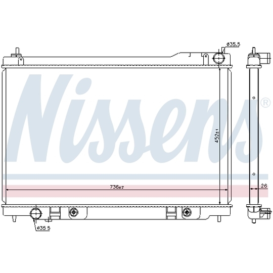 68118 - Radiator, engine cooling 